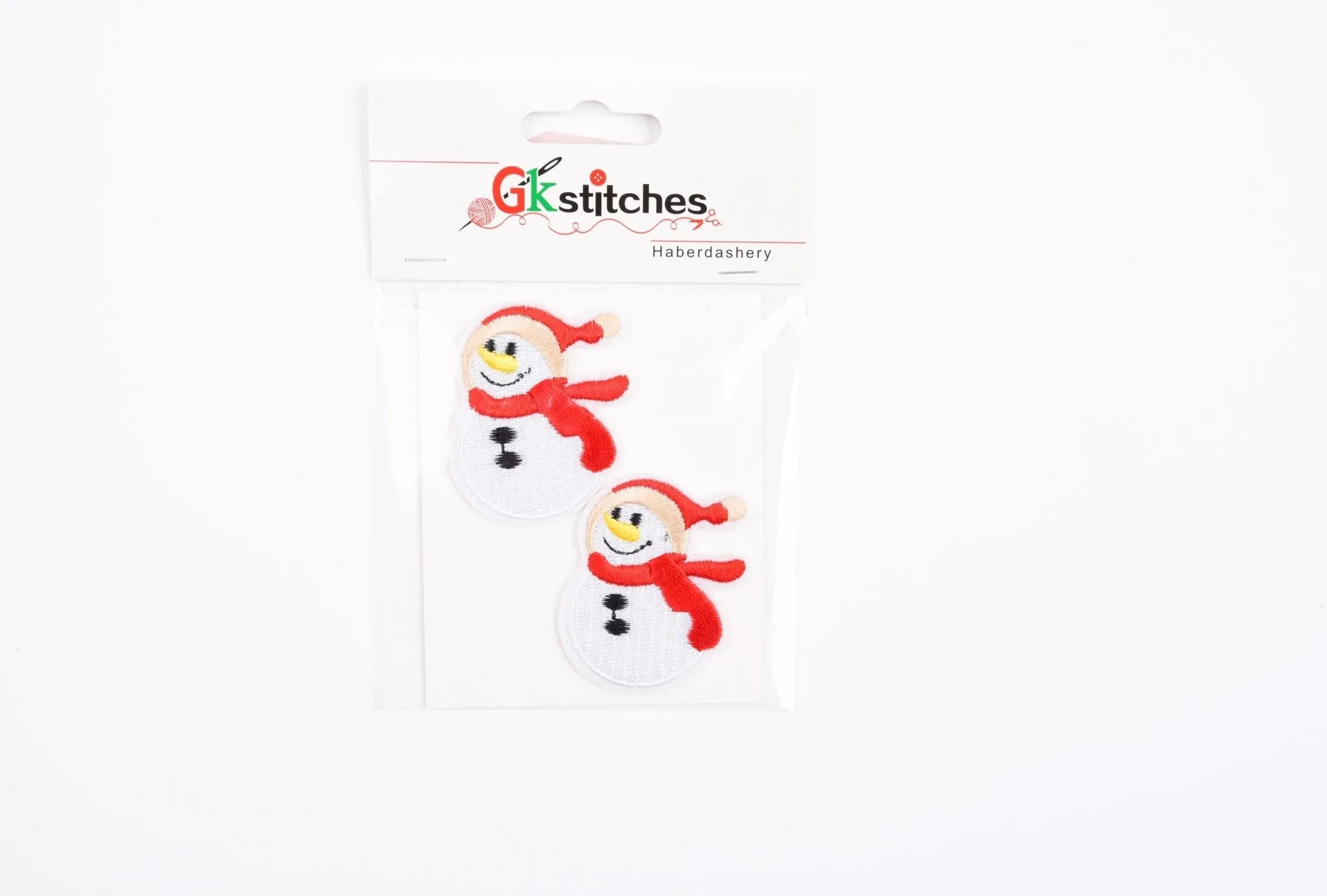 Christmas  High-quality Patch  (2 Pieces Pack)  Sew on,   Embroidered patches. - GK- 83