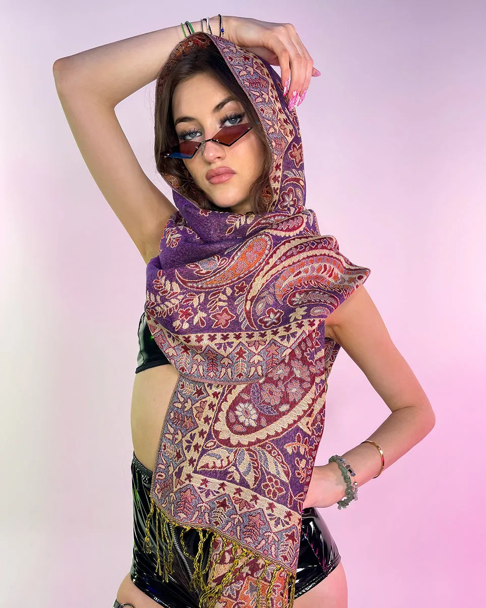 Classic Paisley Pashmina Scarf