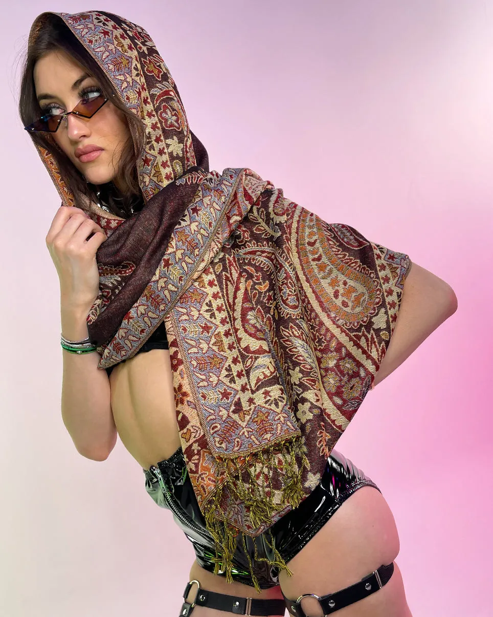 Classic Paisley Pashmina Scarf