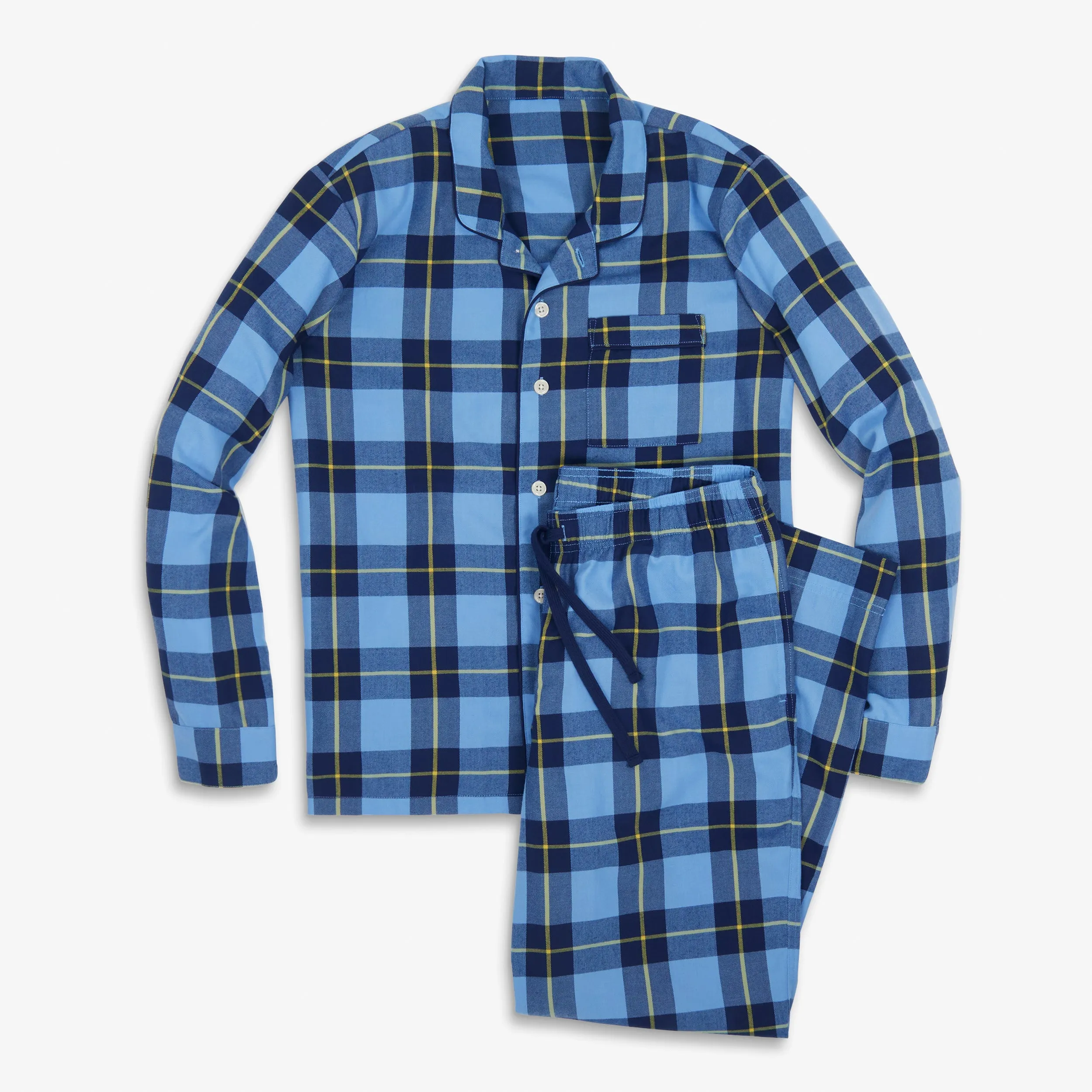 Clearance fit 2 grown-ups plaid pj set