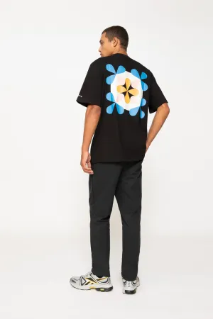 Conrad Geo Box Tee - Black