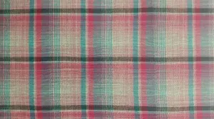 COTTON GAUZE YARN DYED PLAID DSN-CELINA NON-STRETCHED WOVEN - SHIRTING FABRIC<br><h6>3-PINK/BLUE/BLK<br>250CC-CCPLD</h6>