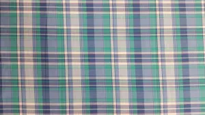 COTTON LAWN YARN DYED PLAID DSN-01 NON-STRETCHED WOVEN - SHIRTING FABRIC<br><h6>20-LAVDR/GREEN<br>265-CLWNP SN-01</h6>