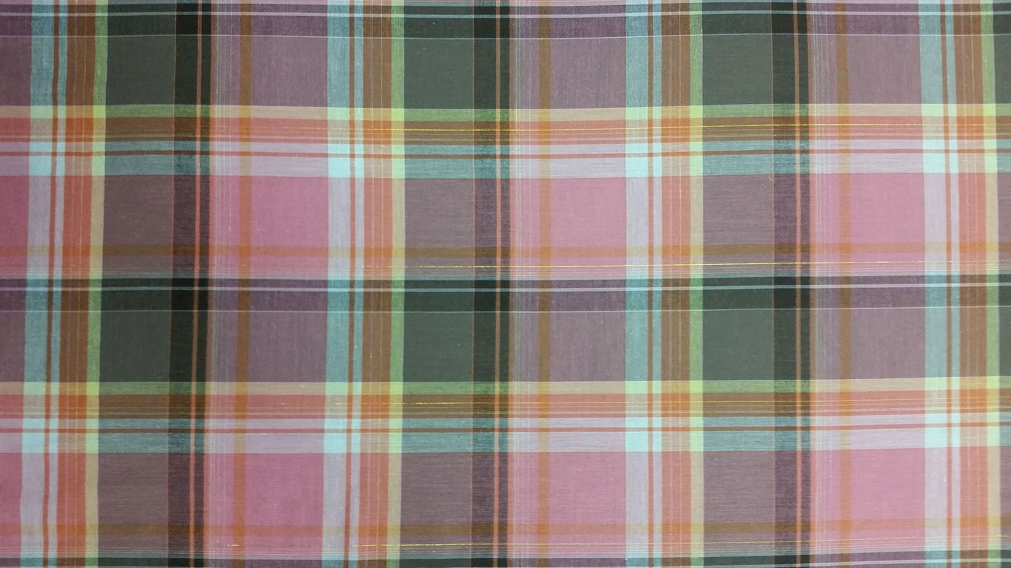 COTTON LAWN YARN DYED PLAID DSN-JE0821-A NON-STRETCHED WOVEN - SHIRTING FABRIC<br><h6>22-FUSHIA/STONE<br>250-CLWNP-0821A</h6>