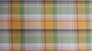 COTTON LAWN YARN DYED PLAID DSN-JE0821-A NON-STRETCHED WOVEN - SHIRTING FABRIC<br><h6>6-MUSTARD/GREEN<br>250-CLWNP-0821A</h6>