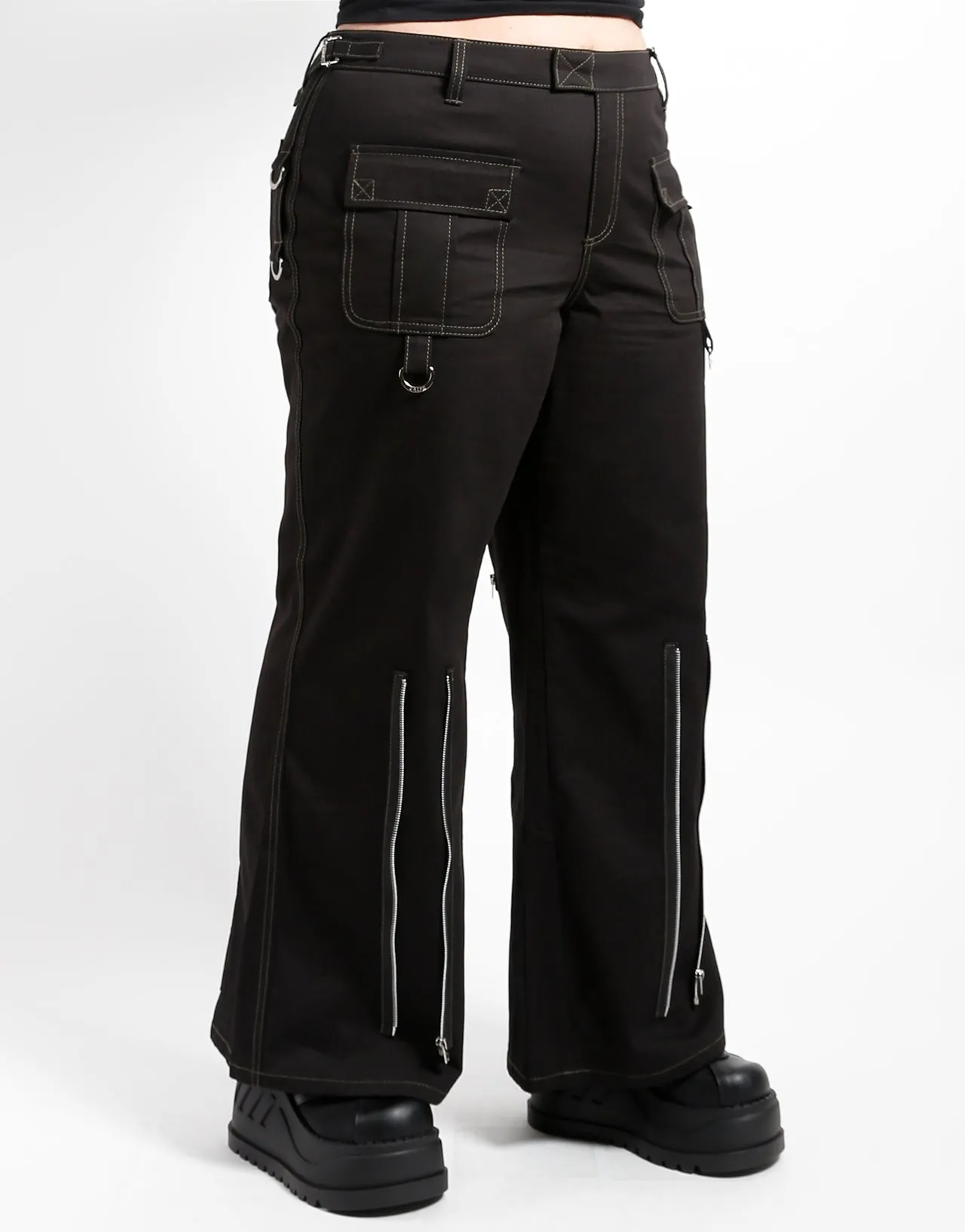 CURVE PEACE CARGO PANT BLACK