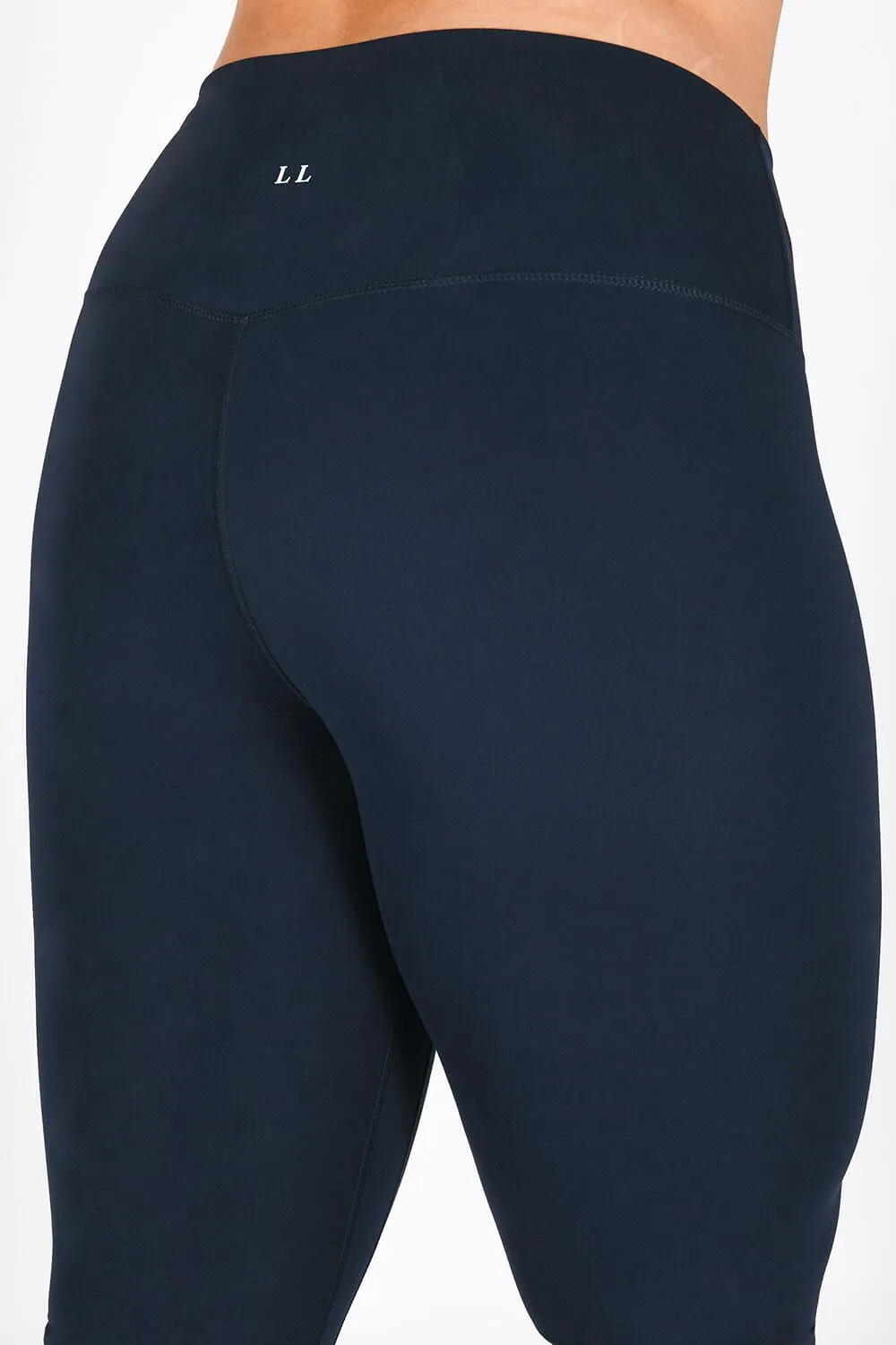 Curve Revitalise High Waisted Leggings - Navy Blue