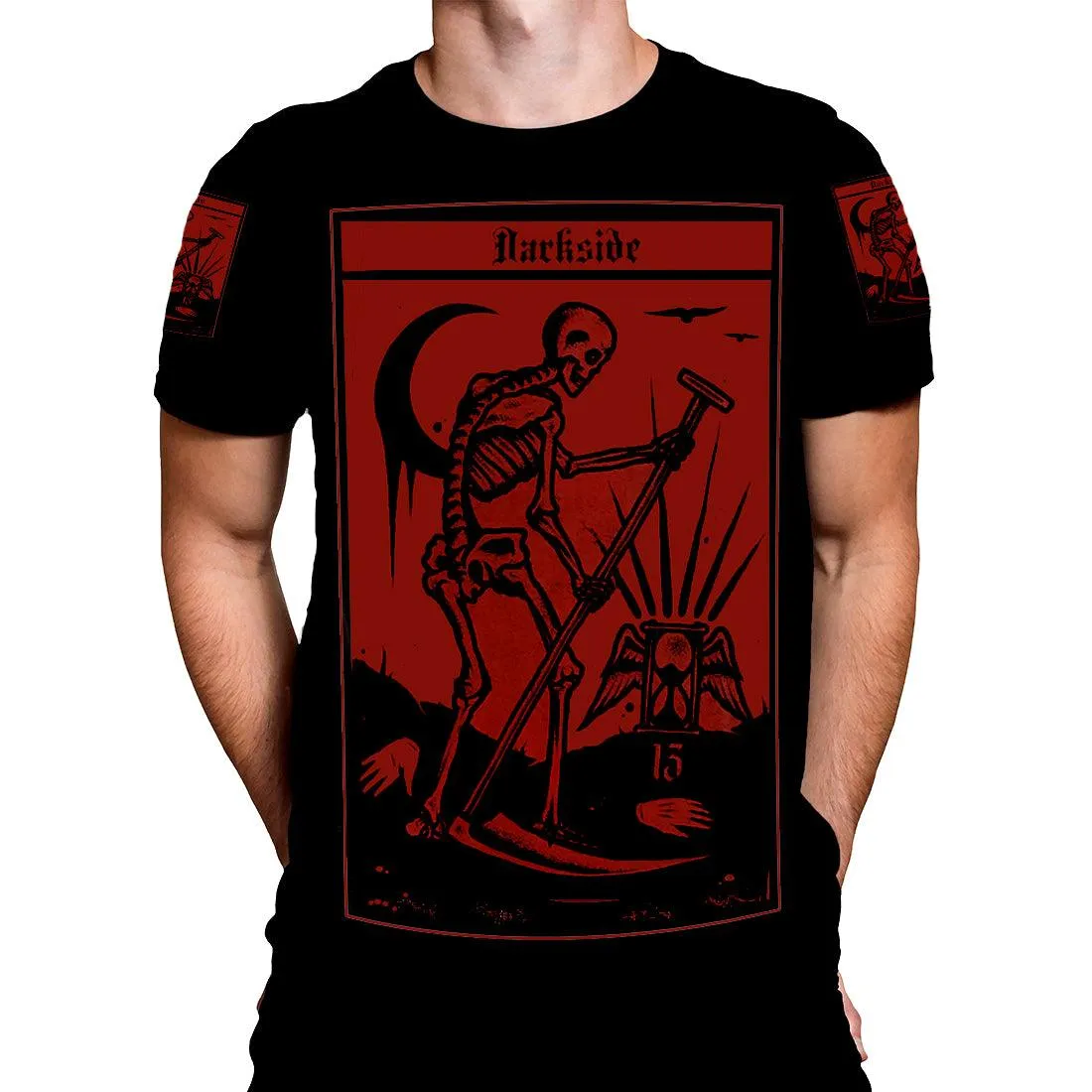 Darkside - DEATH TAROT - Limited Edition Blood Red T-Shirt