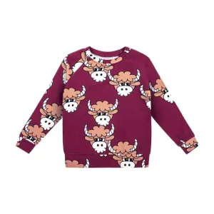 Dear Sophie Long Sleeved T-shirt - Bull Dark Red