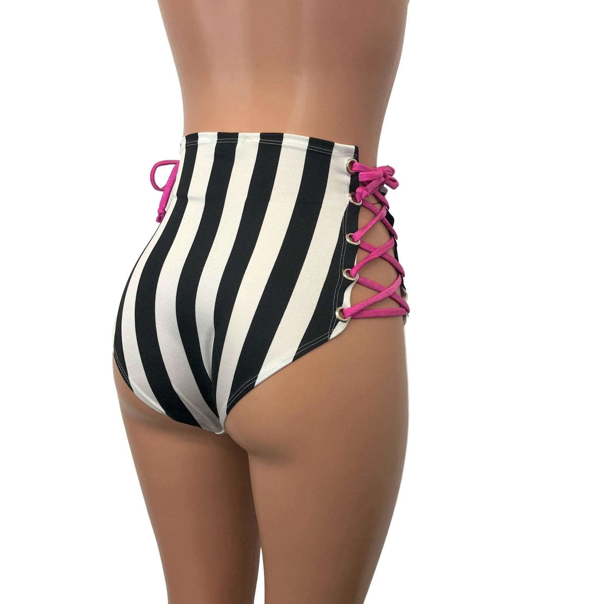 DESIGN Your Own LACE-UP High Waist Scrunch Bikini