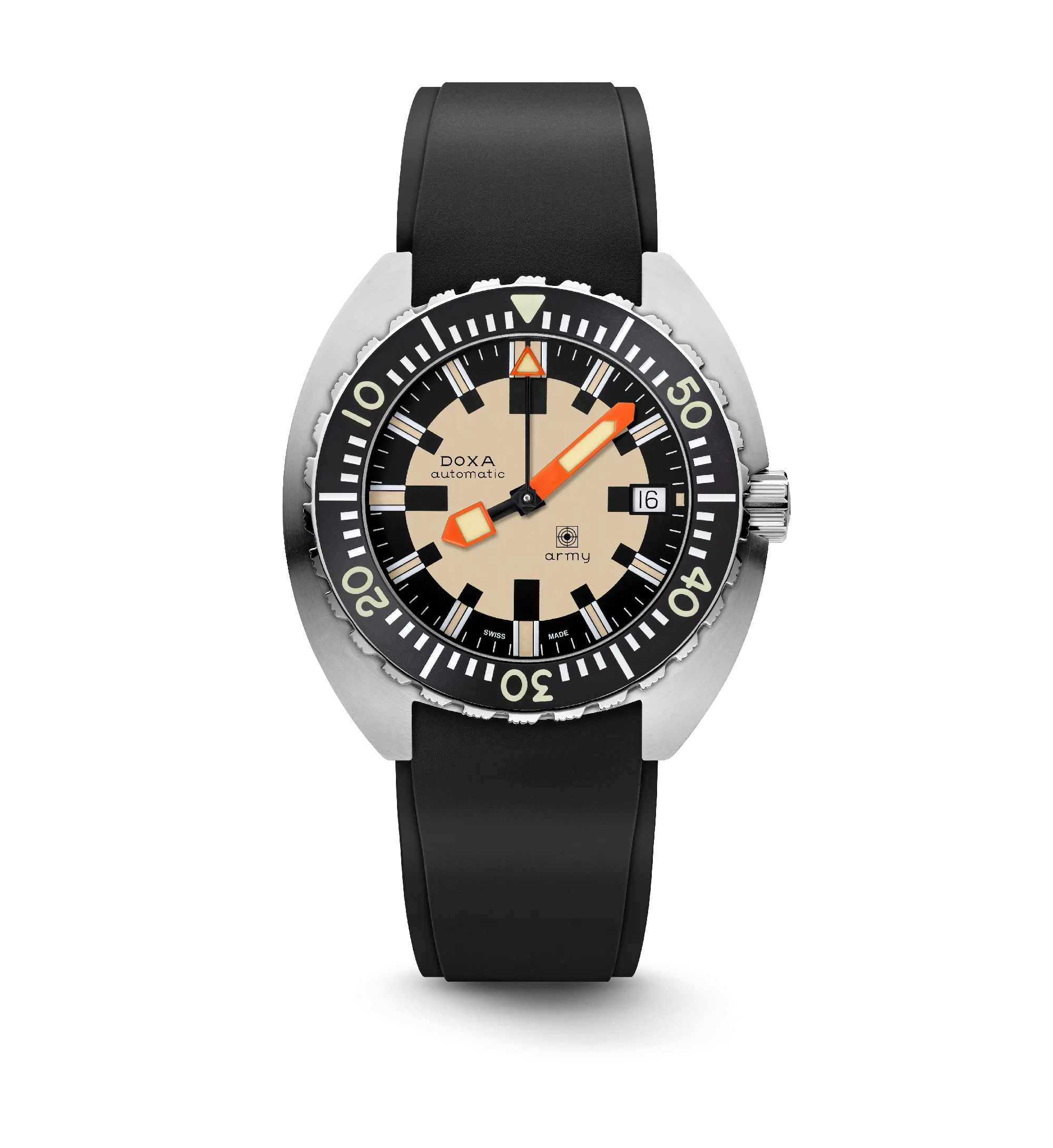 DOXA Army, stainless steel bezel