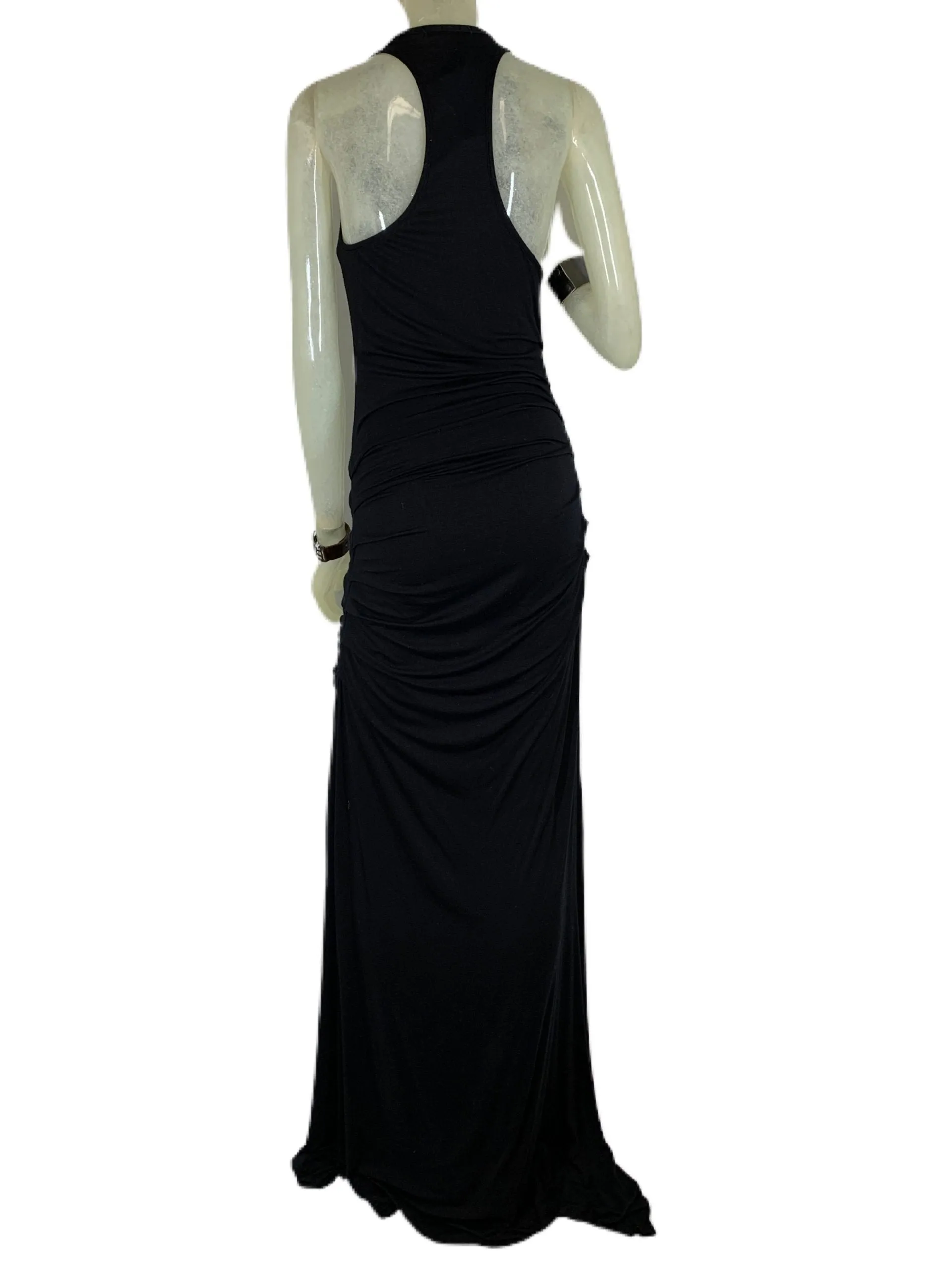 E-Motions Ruched Side Maxi Dress Black