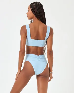 Eco Chic Repreve® Bardot Bikini Bottom - Sky Blue