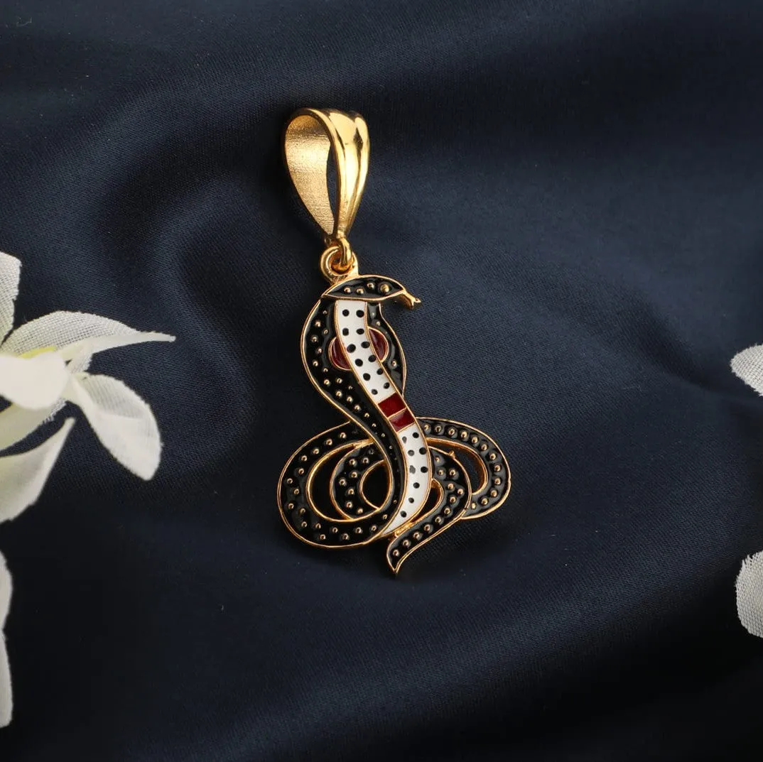 FM's 22k gold plated goga pendant for men.