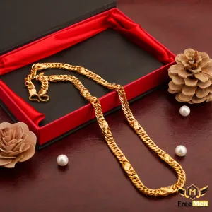 Freemen Gold Plated Traditional LEAF CHAIN-FM012