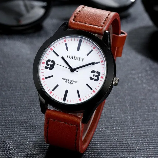 GAIETY Mens Watches  Wristwatch For Male