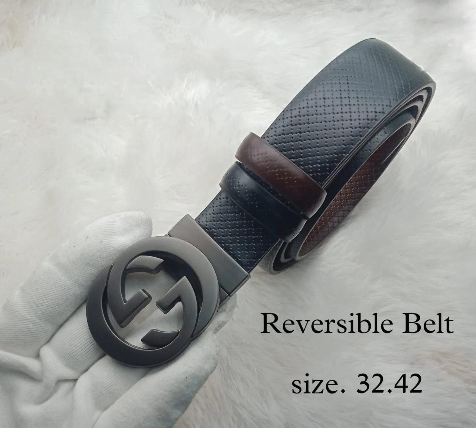 High Quality GG Letter Reversible Belt For Men-JonasParamount