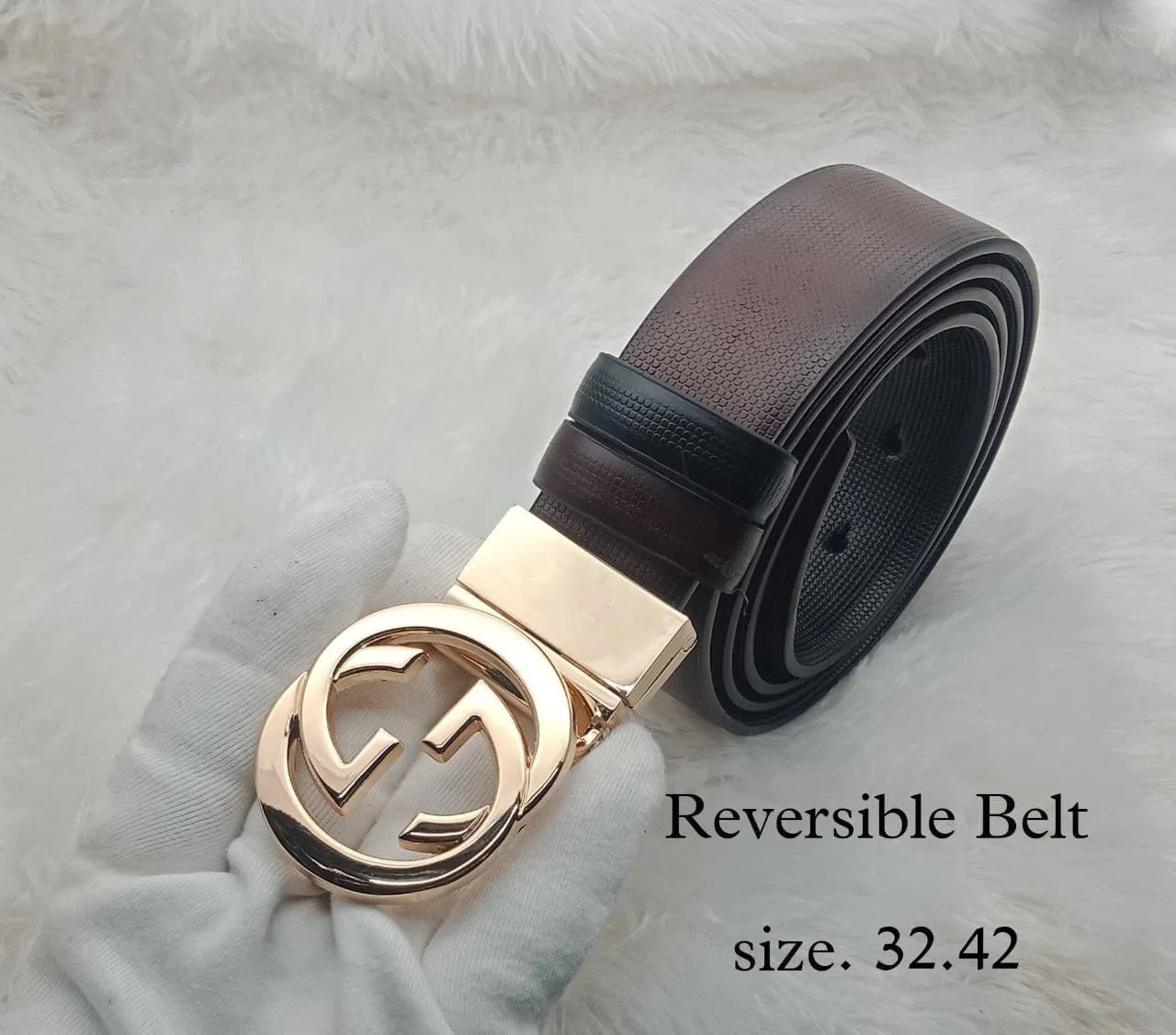 High Quality GG Letter Reversible Belt For Men-JonasParamount