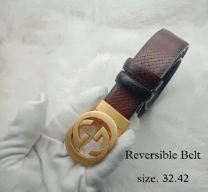 High Quality GG Letter Reversible Belt For Men-JonasParamount