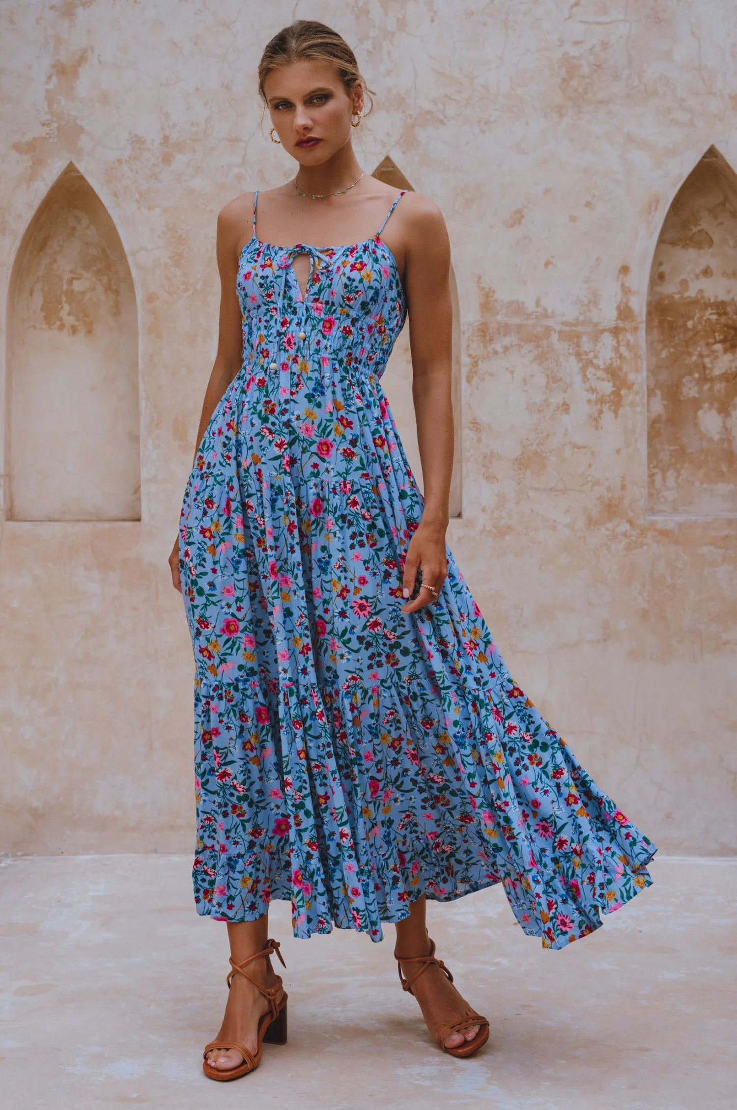 Isadora Tiered Maxi Dress (Sale)