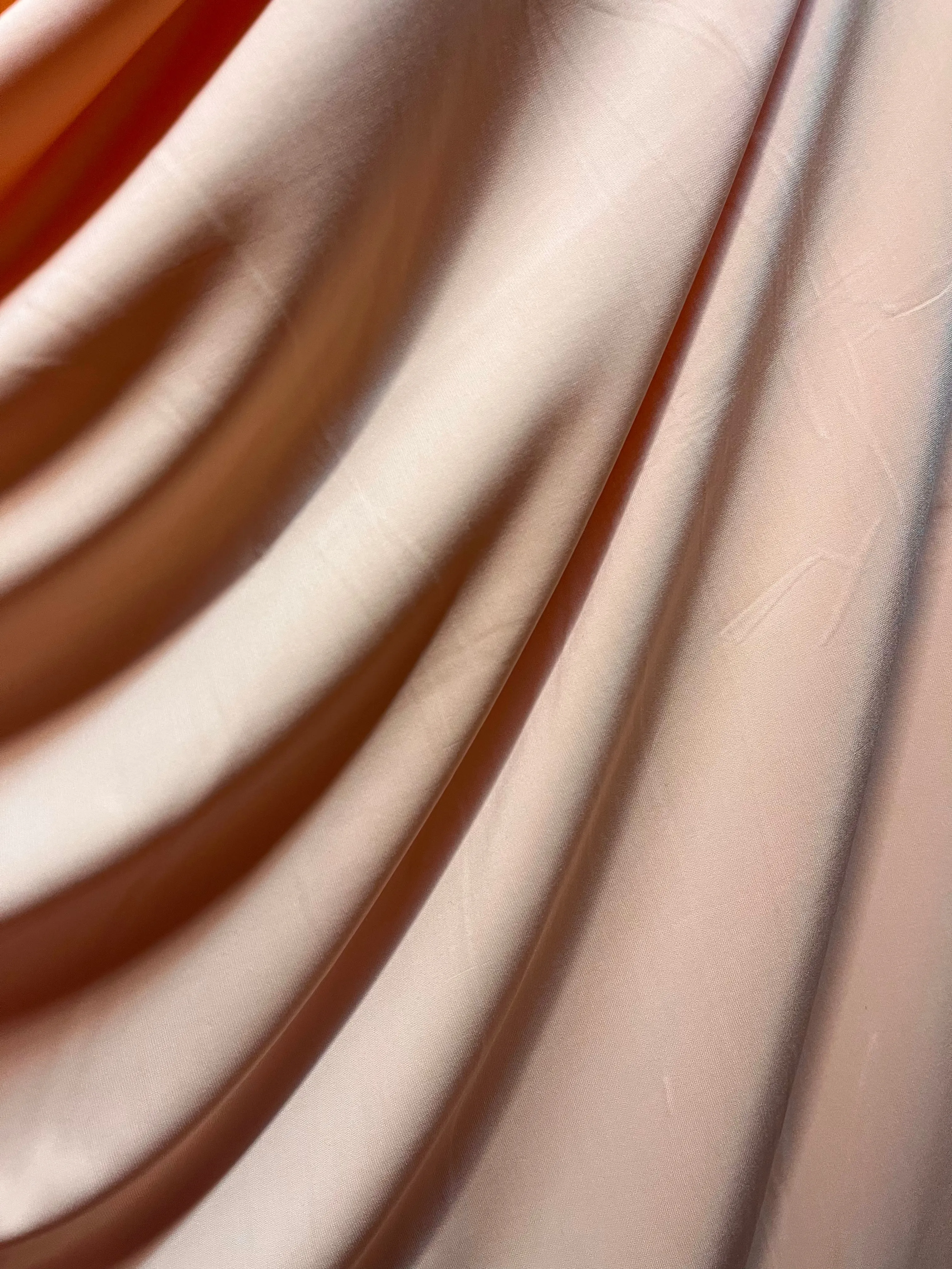 Italian Viscose Matte Jersey - Blush Melon