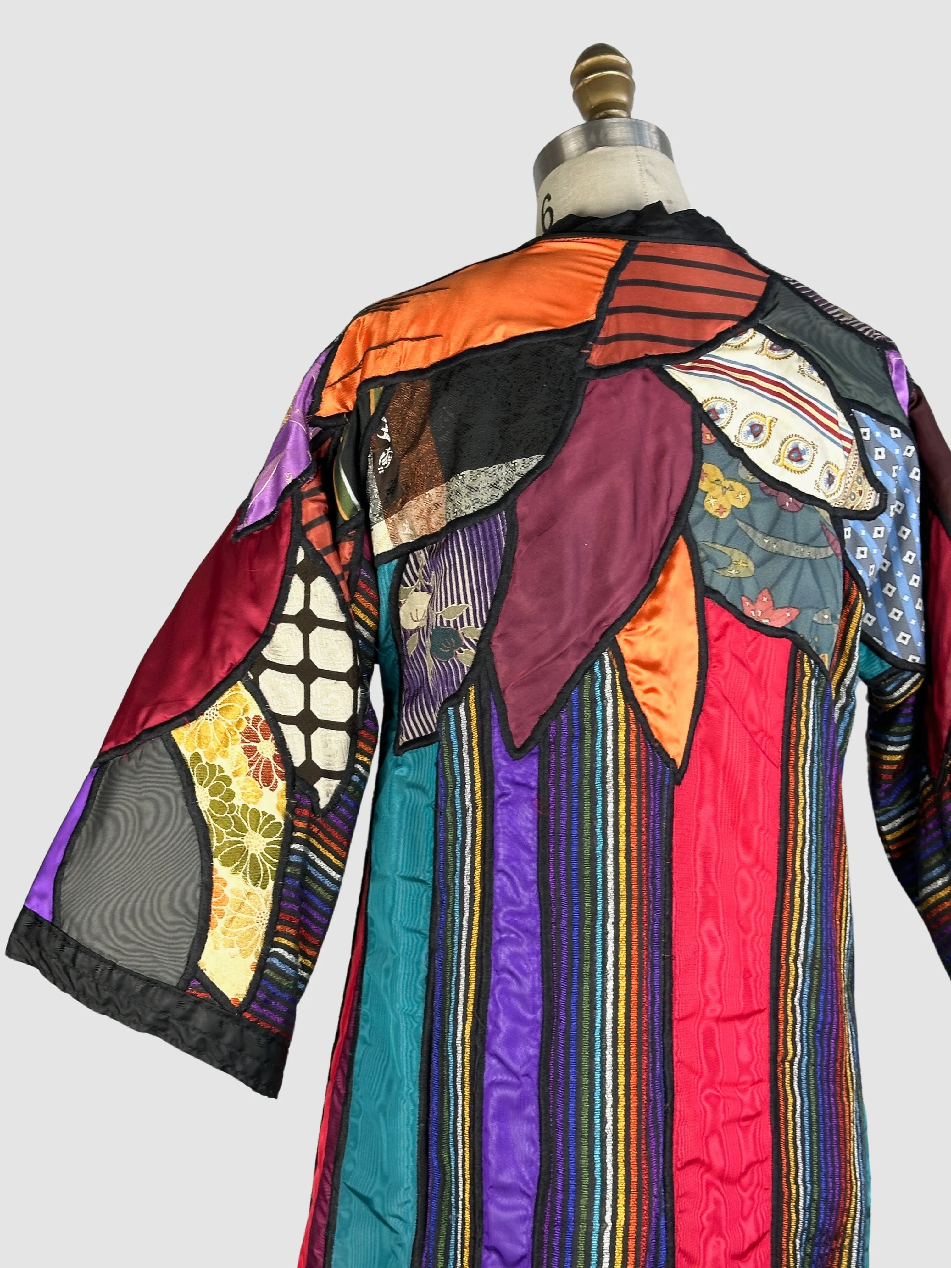 JUDITH ROBERTS La Coleccion 80s Patchwork Coat • Small