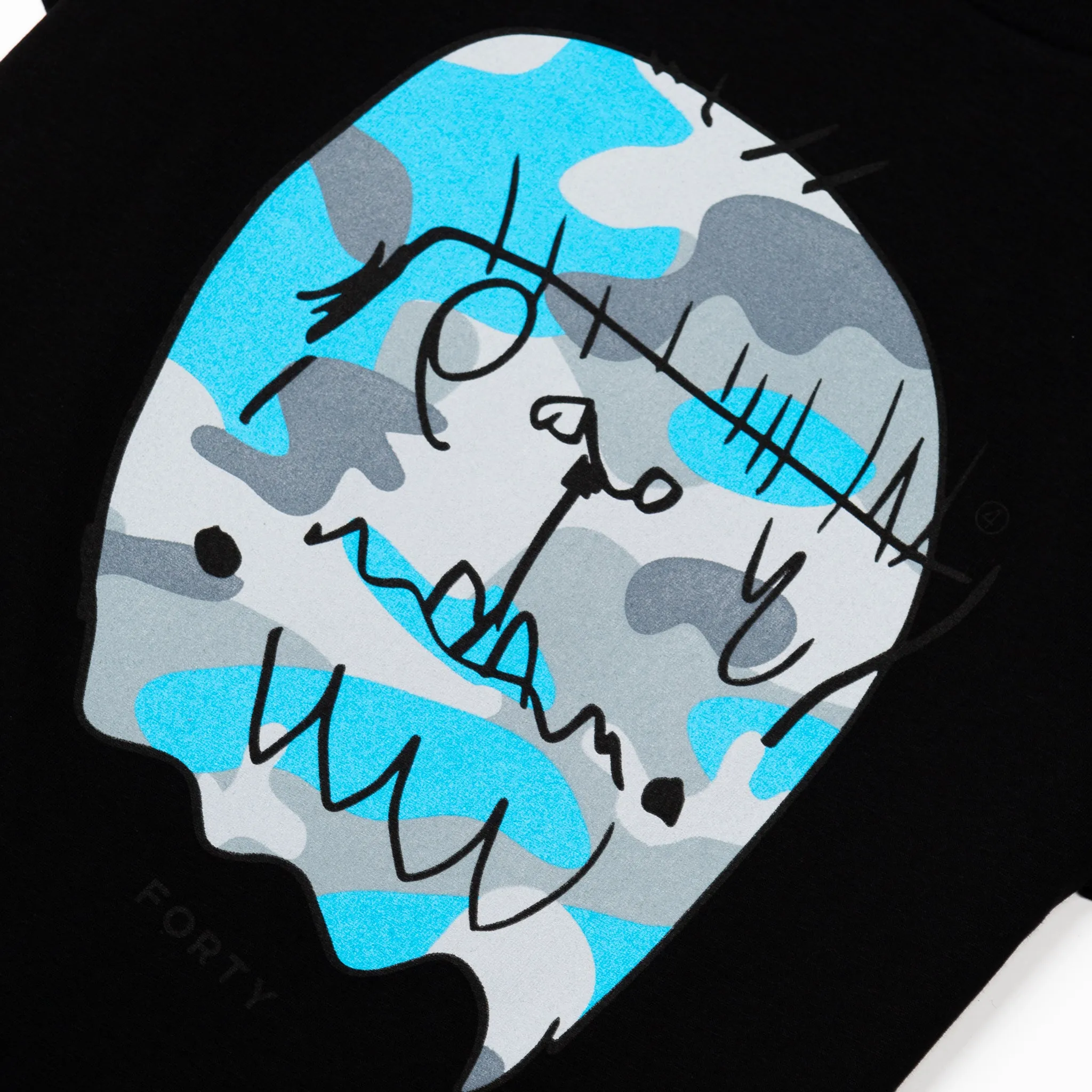 Junior Benjamin Tee (Black/Grey/Blue)