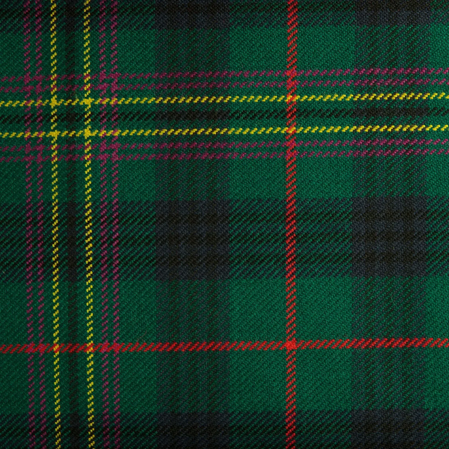 Kennedy Medium Caledonian Tartan Check 100% Wool