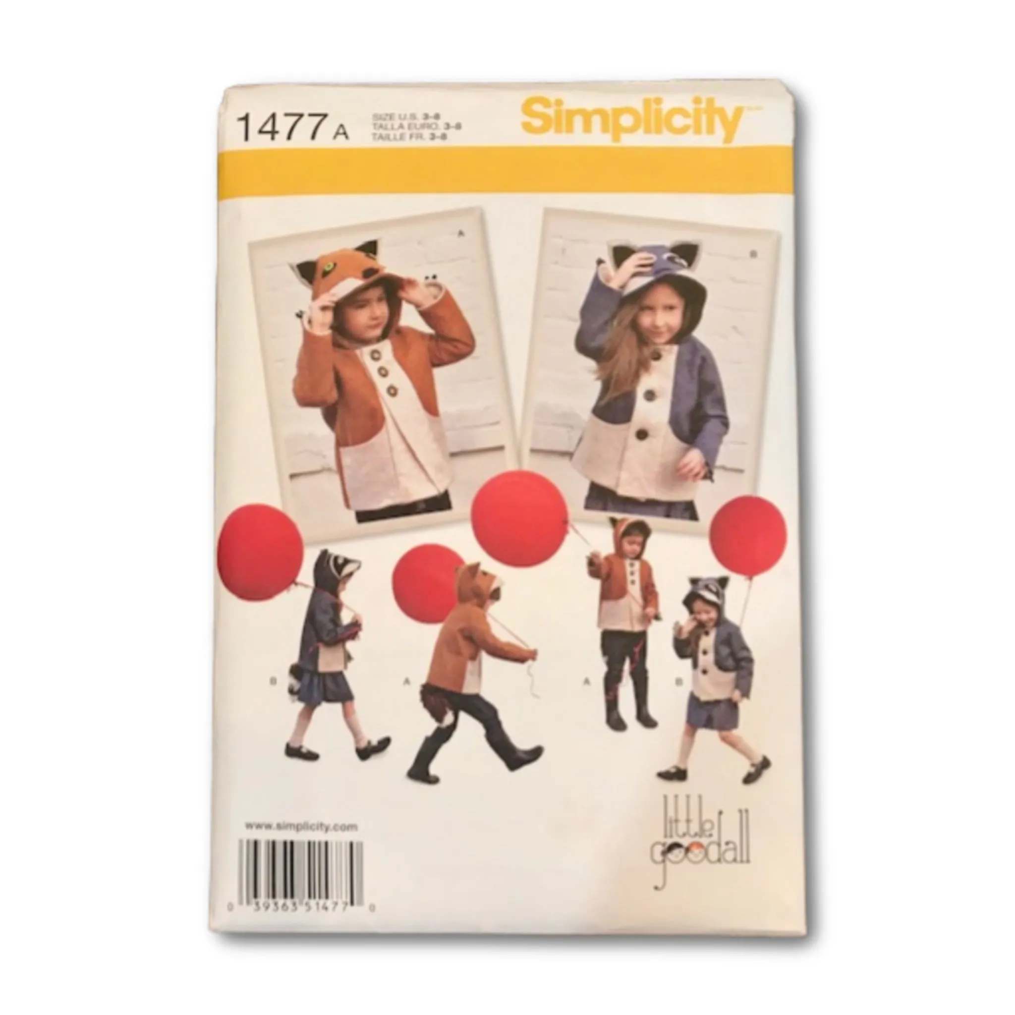 Little Goodall Simplicity Pattern 1477