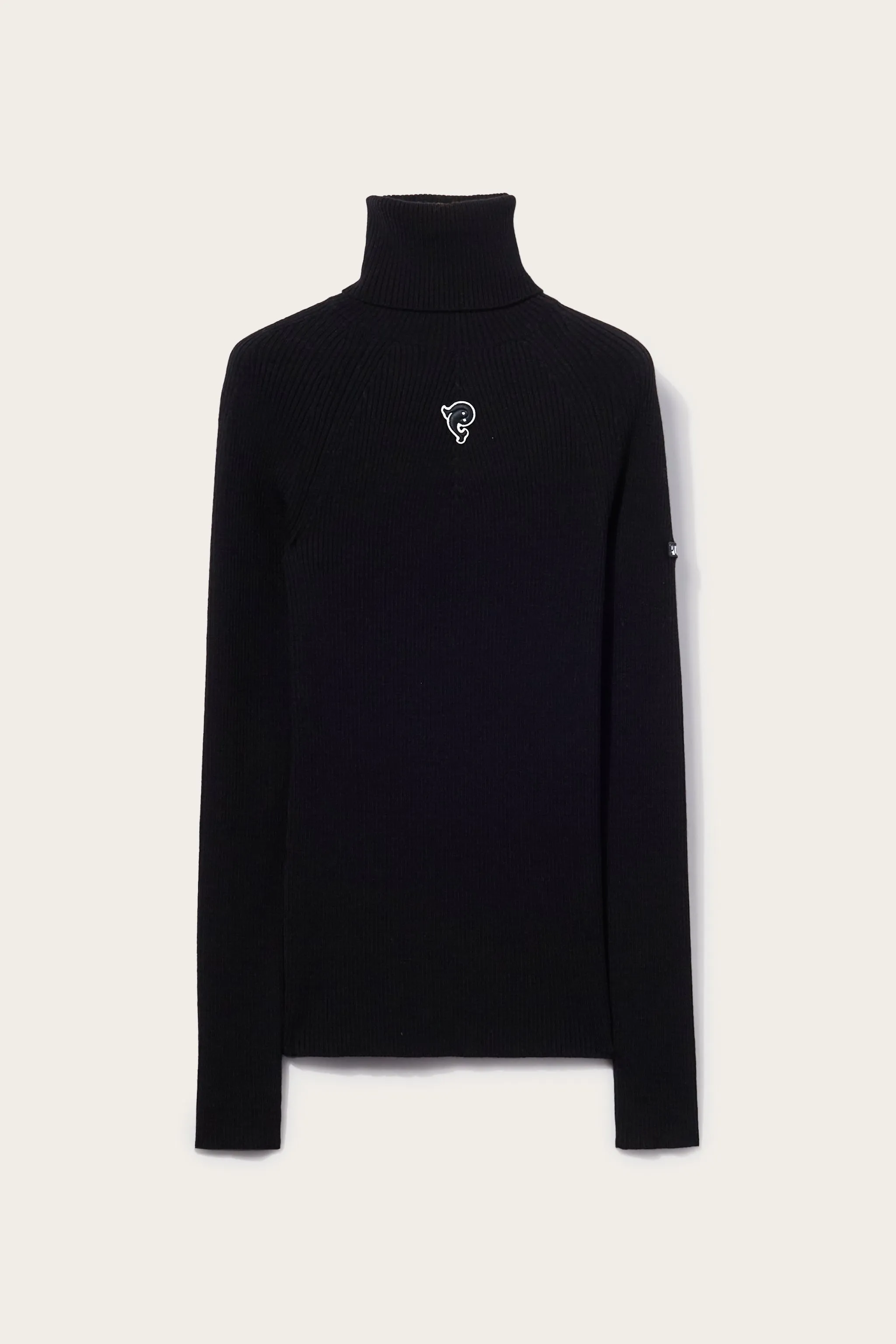 Logo-Appliqué Roll-Neck Sweater