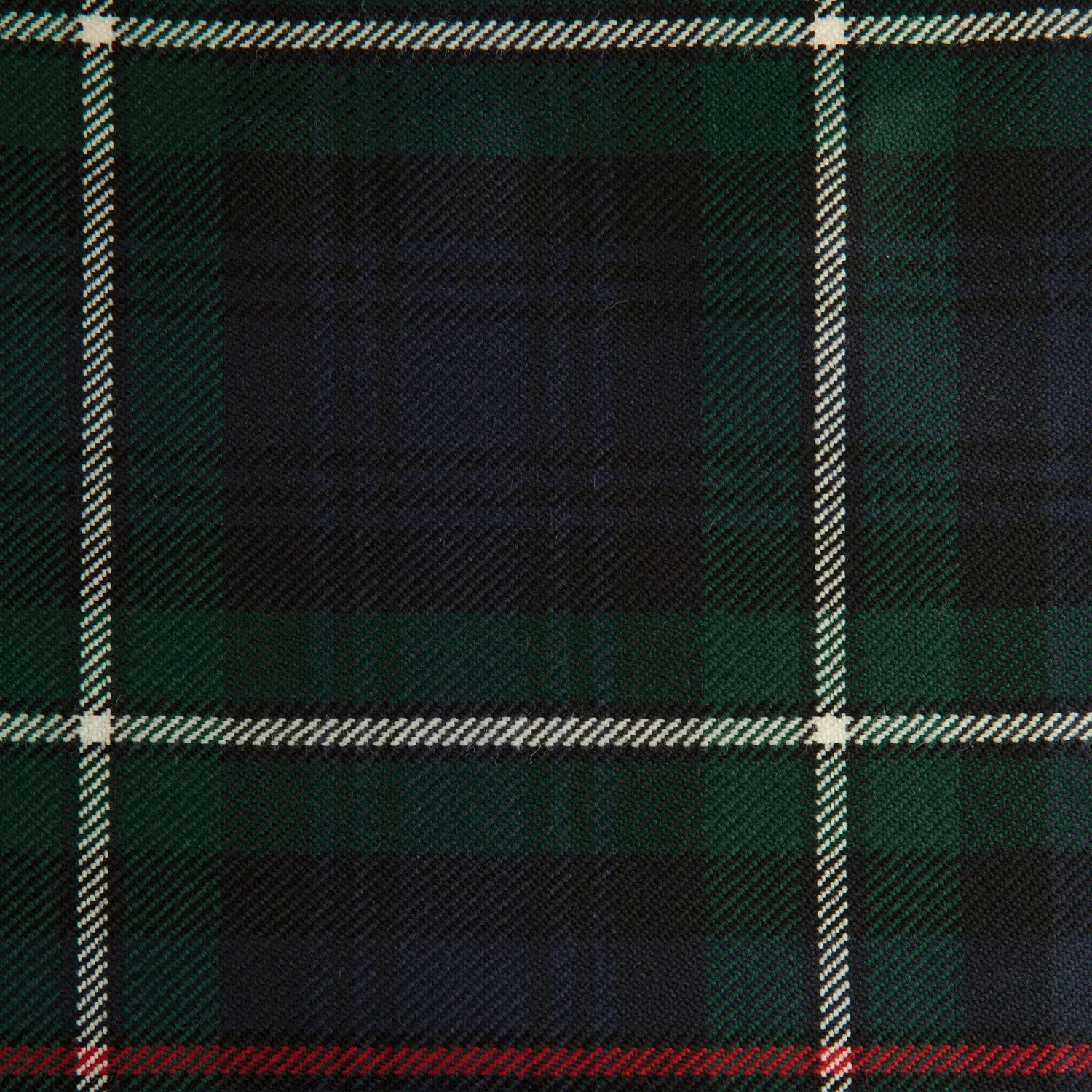 Mackenzie Dark Caledonian Tartan Check 100% Wool