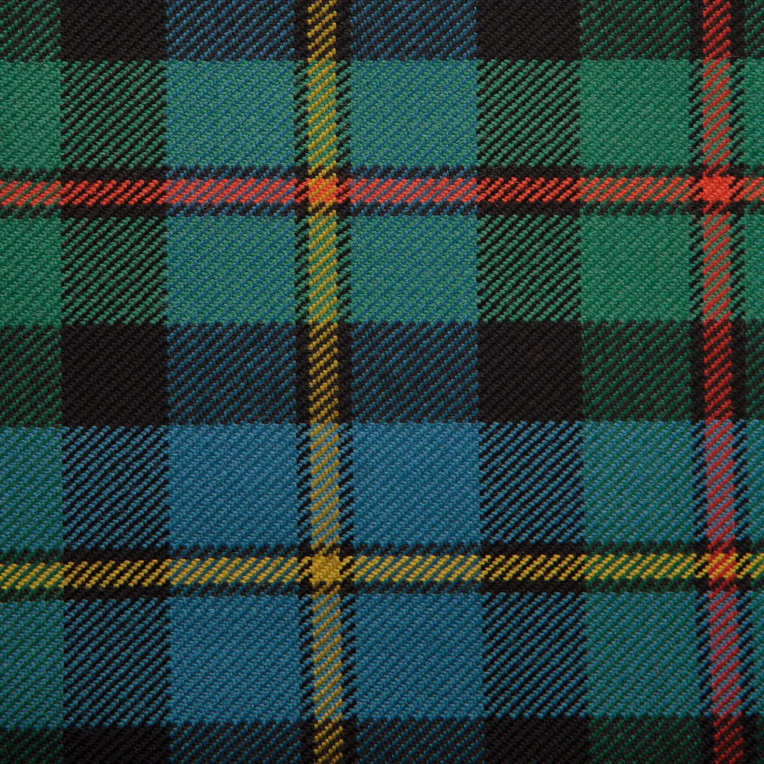 Macleod Of Harris Caledonian Tartan Check 100% Wool