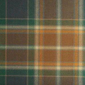 Manx Caledonian Tartan Check 100% Wool