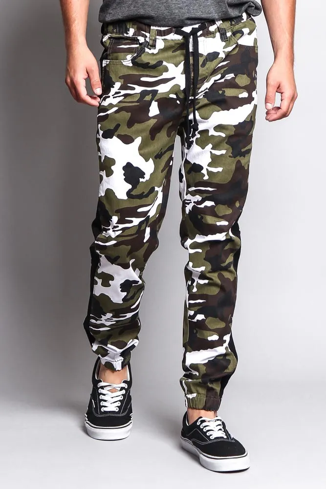 Men's Camo Jogger with Accent Band