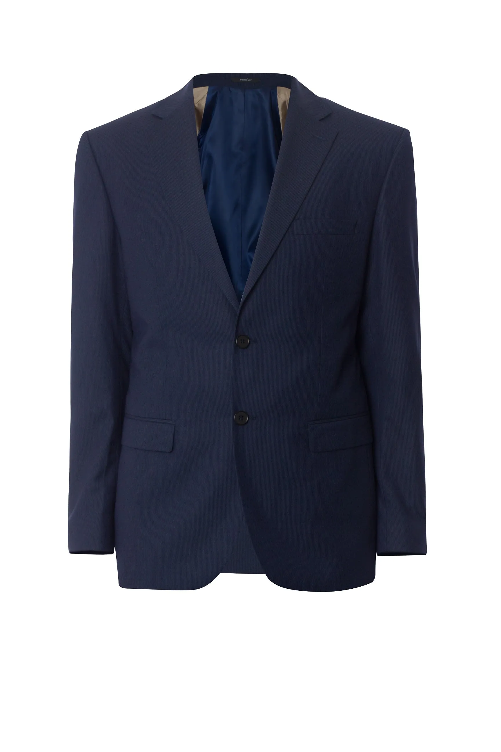 Mens Navy Striped Suit