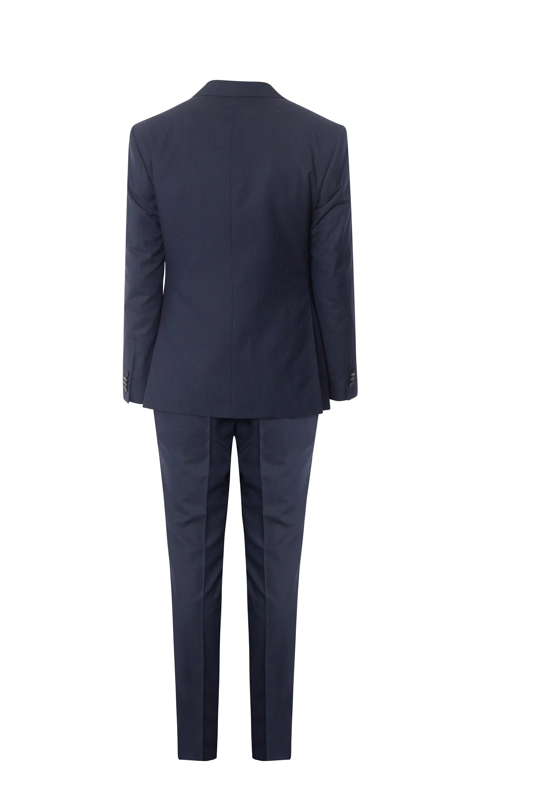 Mens Navy Striped Suit