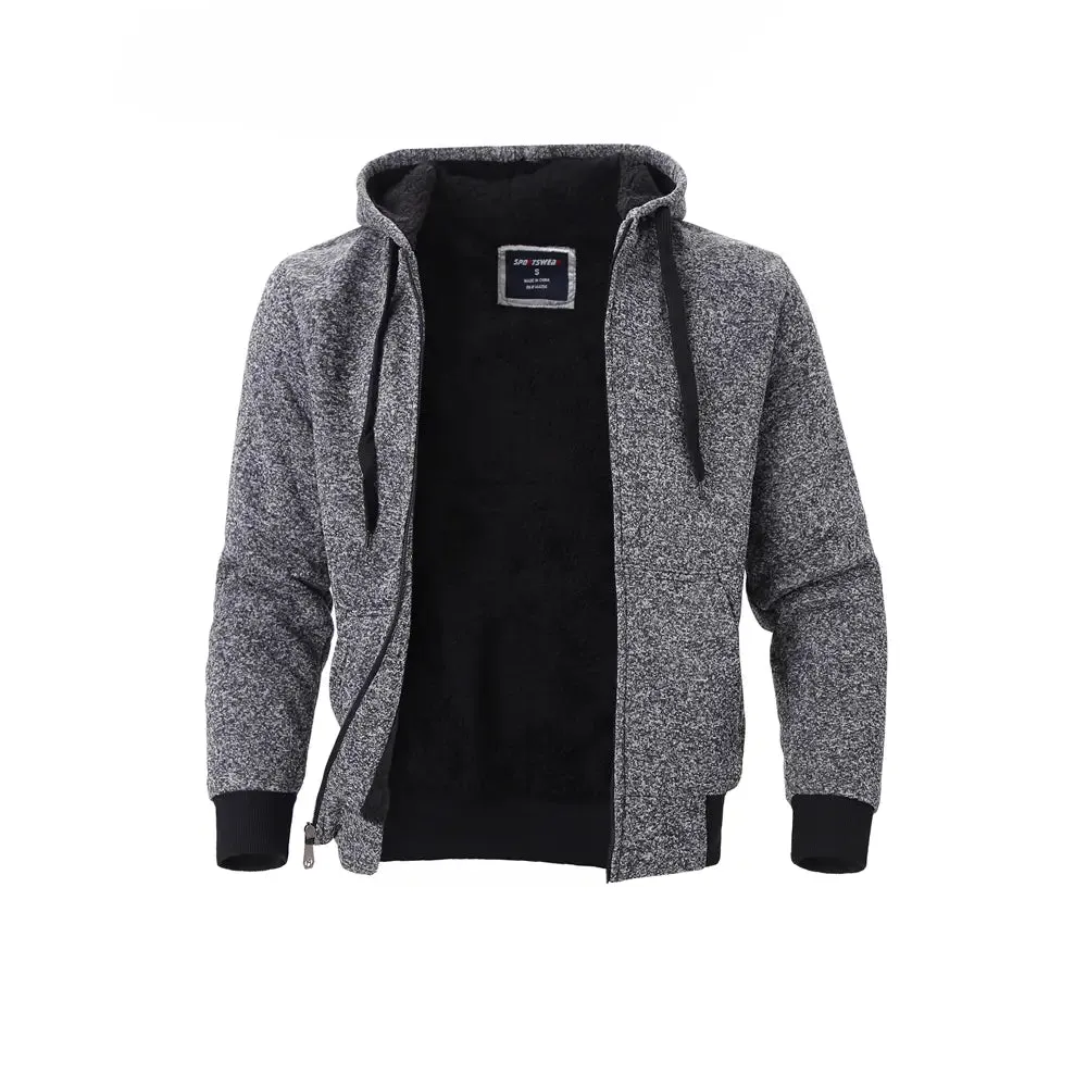 Men's Sherpa Hooded Sweatshirt