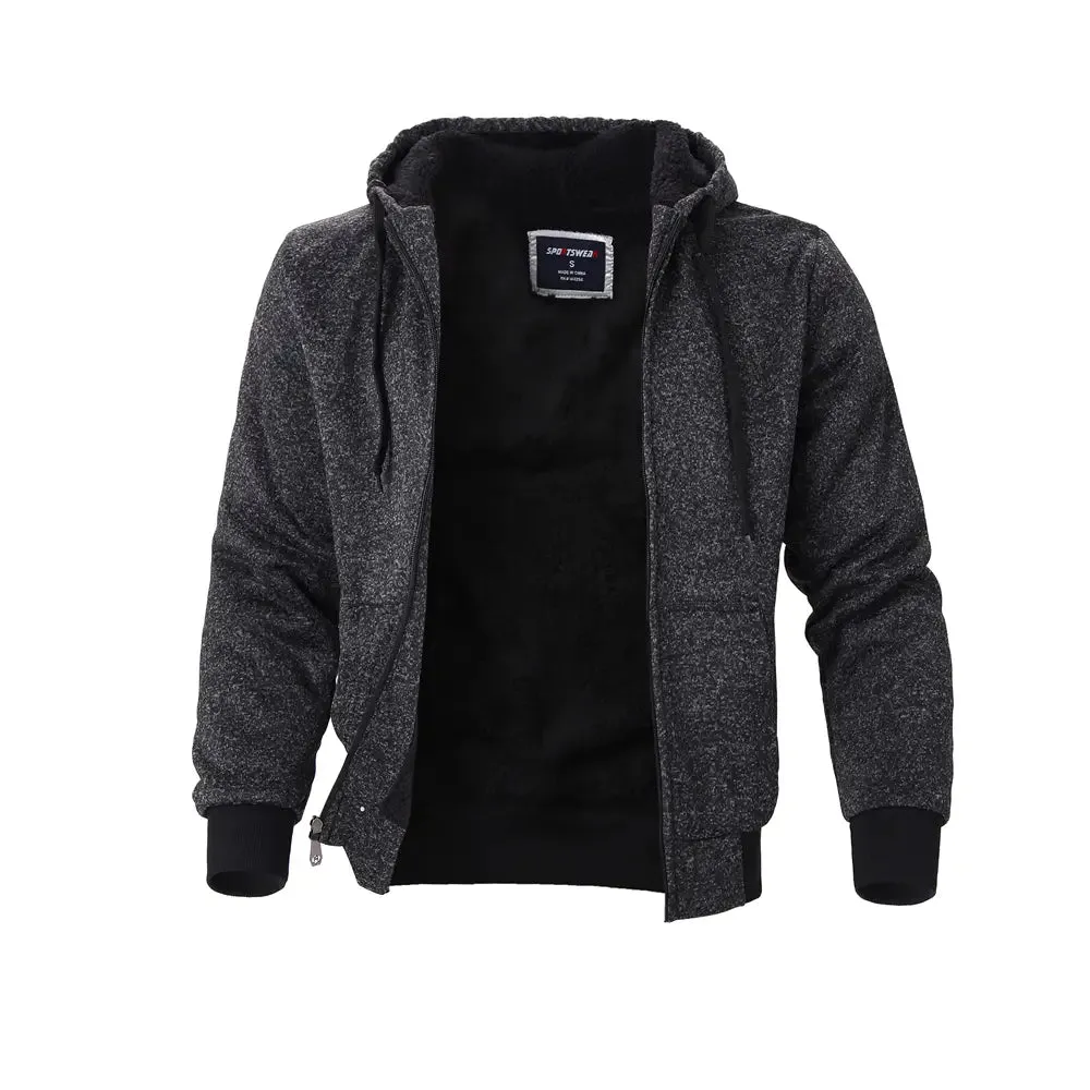 Men's Sherpa Hooded Sweatshirt