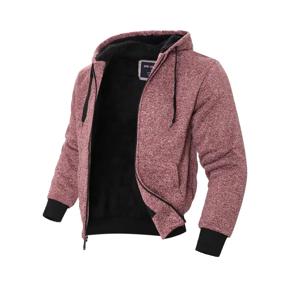 Men's Sherpa Hooded Sweatshirt