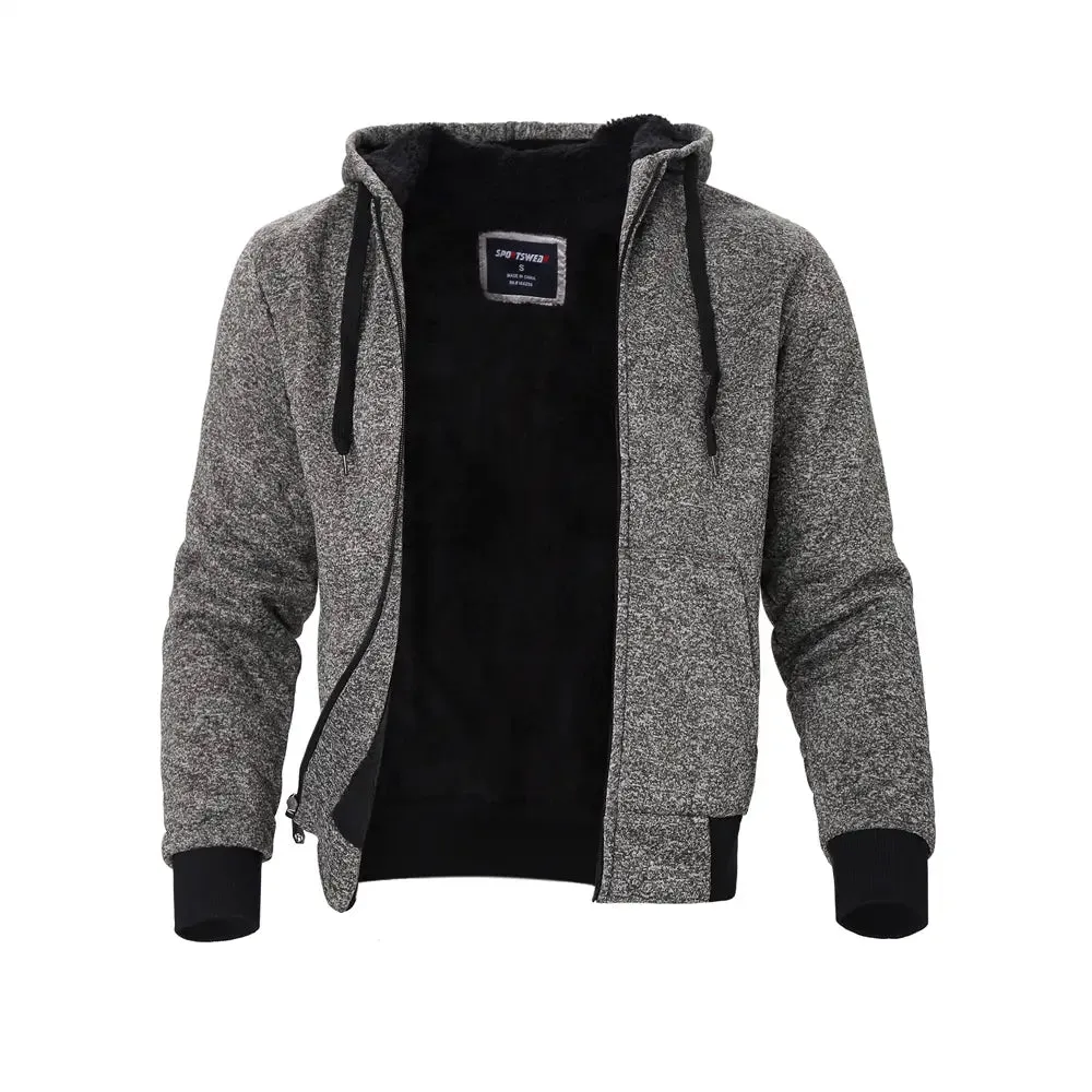 Men's Sherpa Hooded Sweatshirt