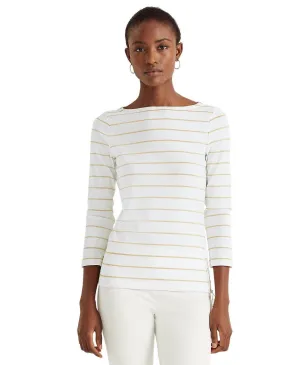 Metallic Striped Top-Ralph Lauren