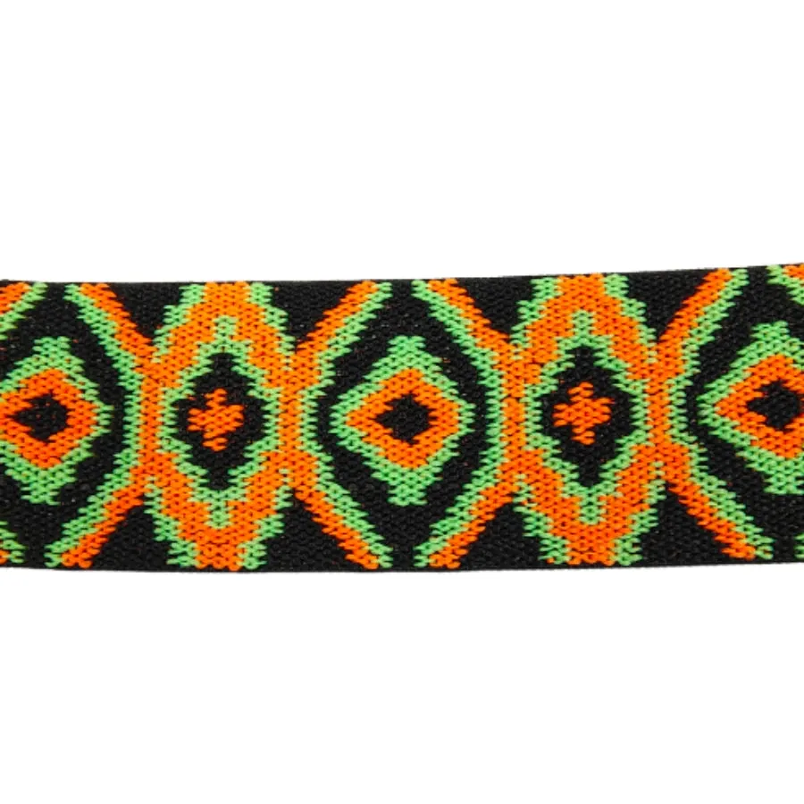 Multi-Color Elegant Jacquard Design Woven Elastic