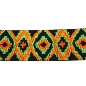 Multi-Color Elegant Jacquard Design Woven Elastic