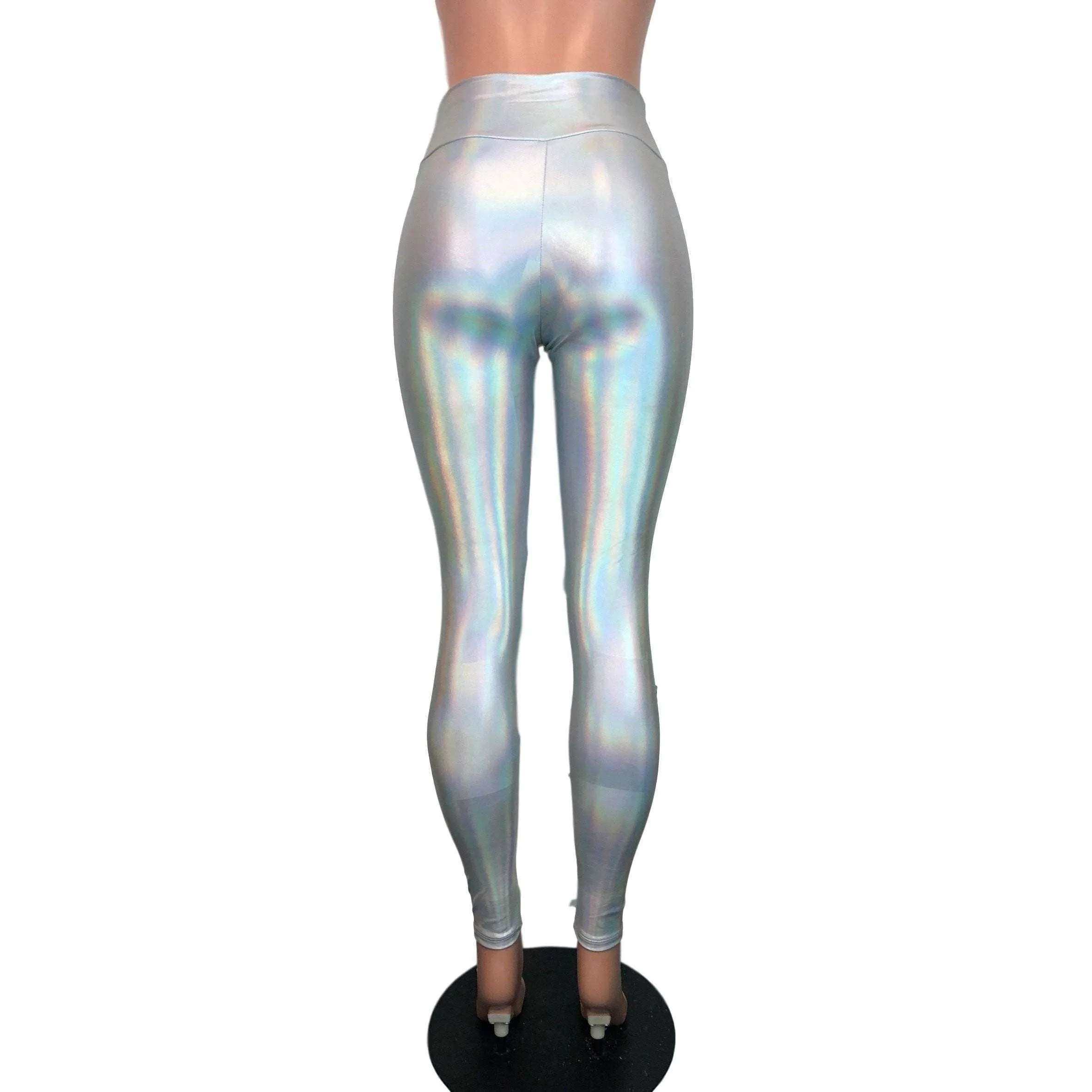 Opal Holographic High Waisted Leggings Pants