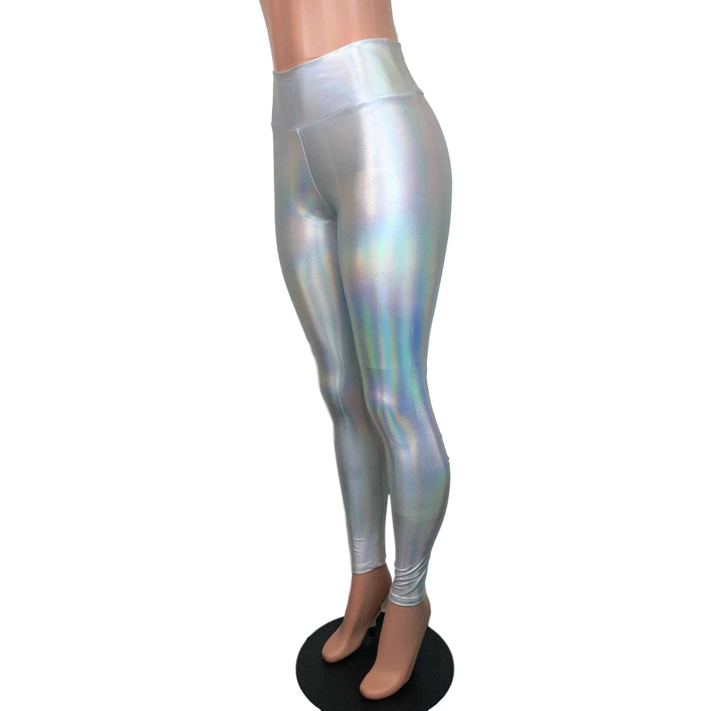 Opal Holographic High Waisted Leggings Pants