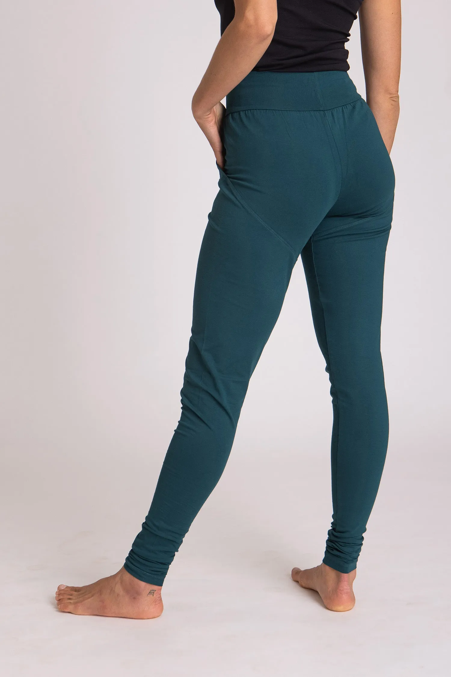 Organic Cotton Extra Long Slouchy Pants