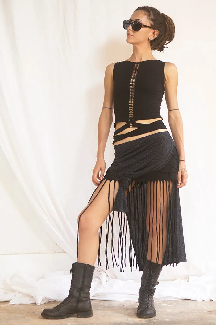 Panel & Tassel skirt