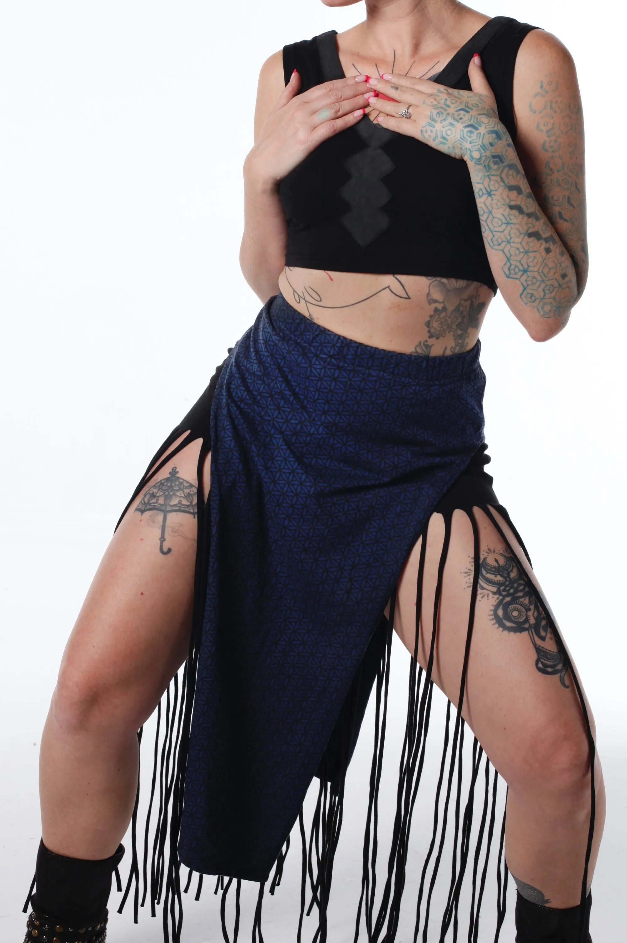 Panel & Tassel skirt