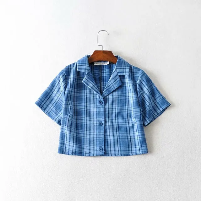 "KEEP IT PLAID" BUTTON UP SHIRT