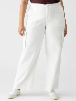 Reissue Cargo Standard Rise Pant White Inclusive Collection